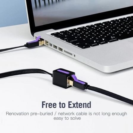 Vention Cable Alargador de Red RJ45 UTP Cat.7, 10m, Negro